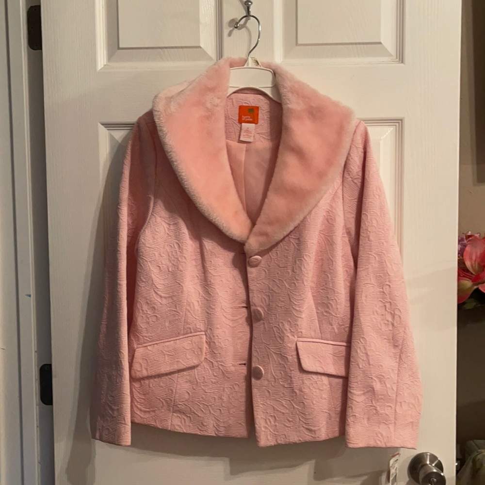 Hearts of Palm Blush NEW w/faux fur